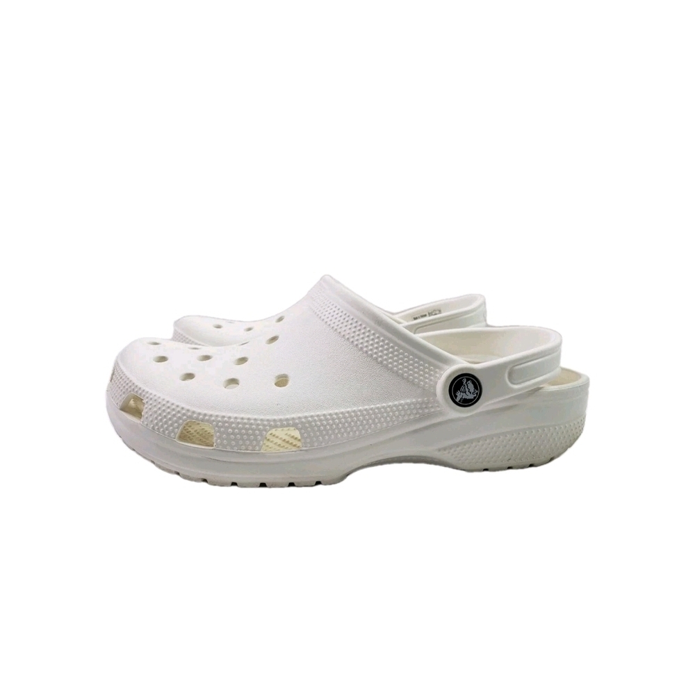 CROCS White Classic Clog Sandals Womens Size 10 Mens Size 8